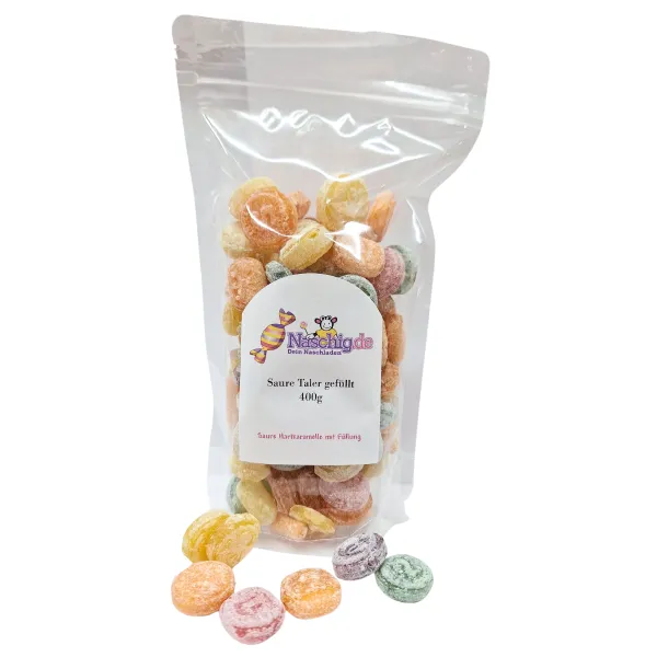 Naschig saure Taler gefüllt 400g Naschig saure Taler gefüllt 400g